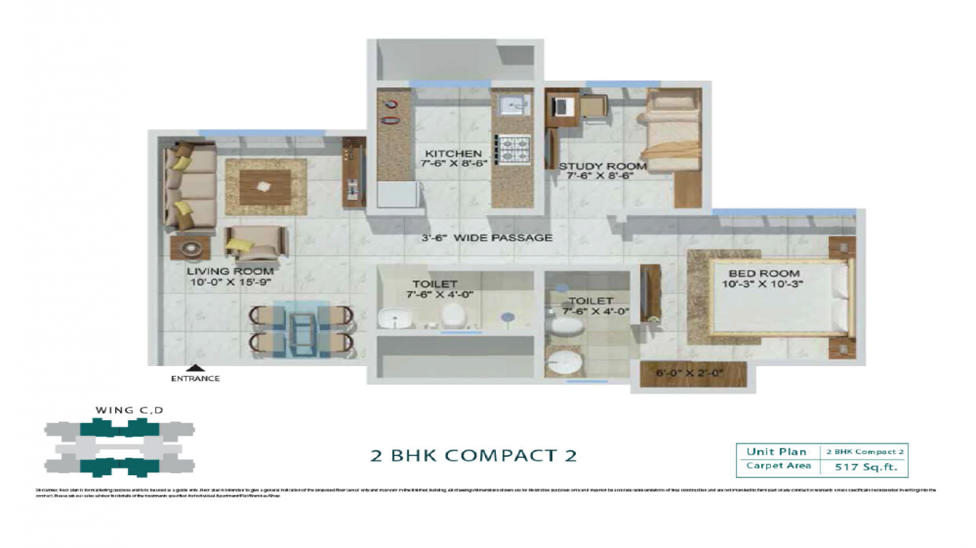 Sheth Zuri Offers 2 & 3 BHK Starting 1.39 Cr Majiwada T